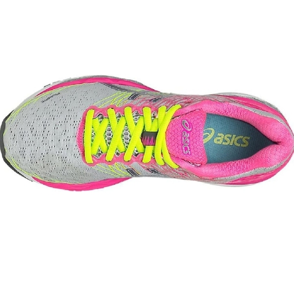 ASICS GEL-NIMBUS 18 - RUNNING SHOES - WOMEN'S - SILVER/TITANIUM/HOT PINK - Picture 3 of 7